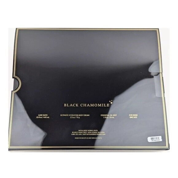 Moonlight Zen Black Chamomile Bath and Body Works Aroma Gift Set 4 pc - Picture 8 of 8